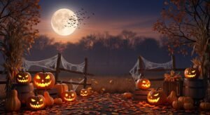 Halloween fall background image