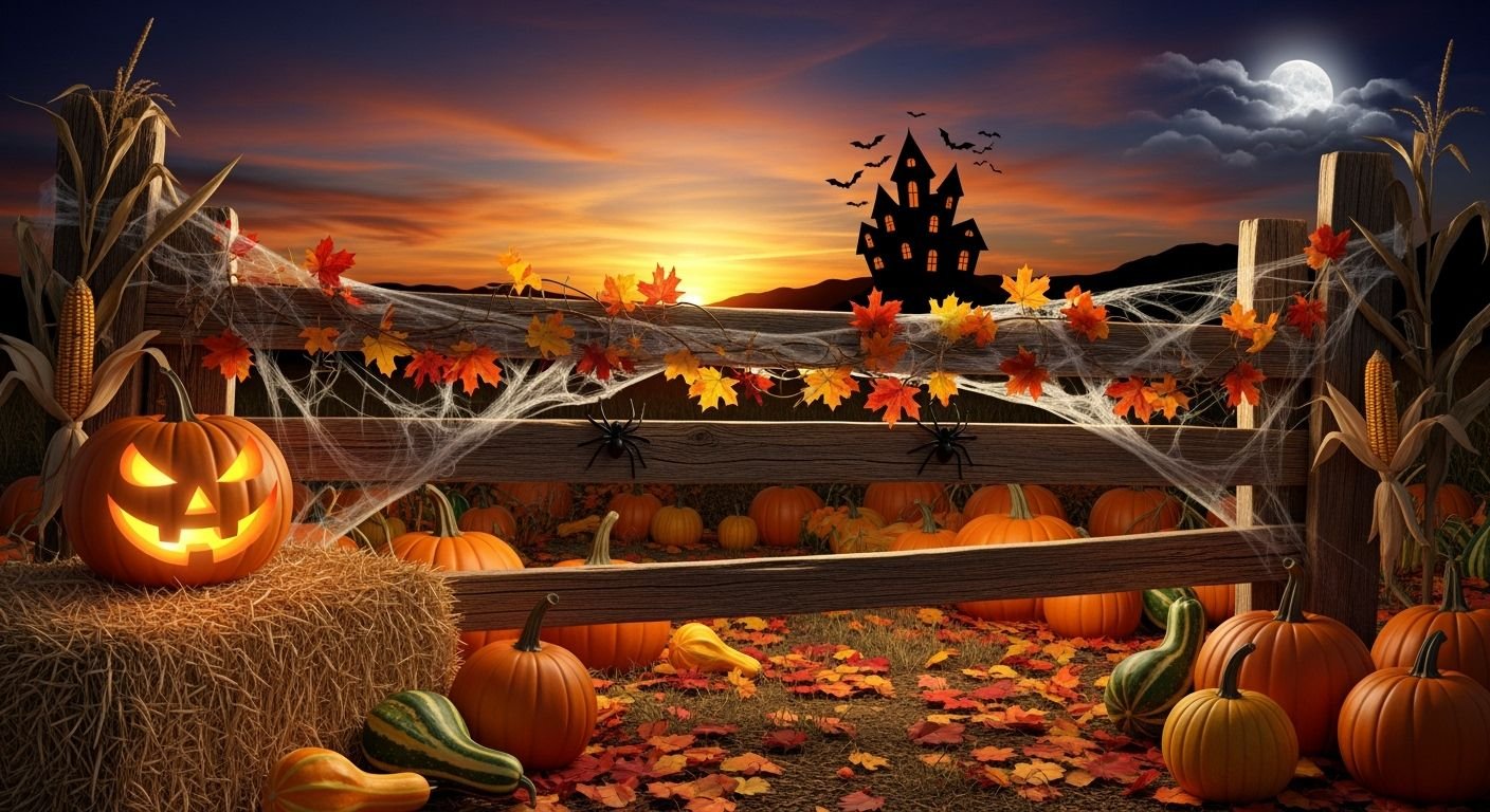 Halloween fall background image 5