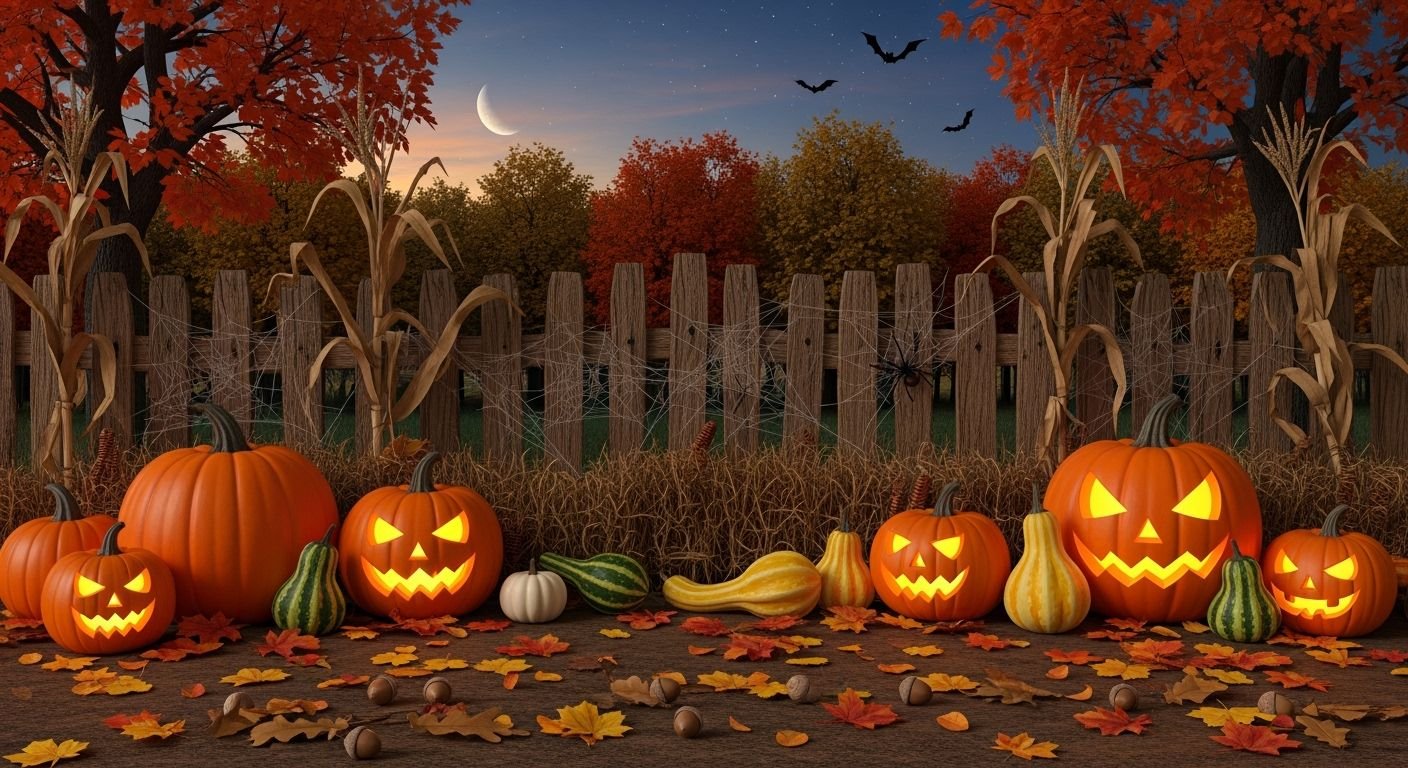 Halloween fall background image 7