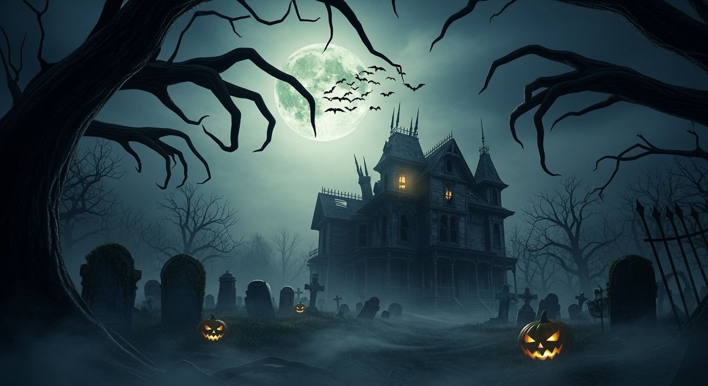 Halloween scary background image