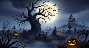 Halloween spooky background image 2