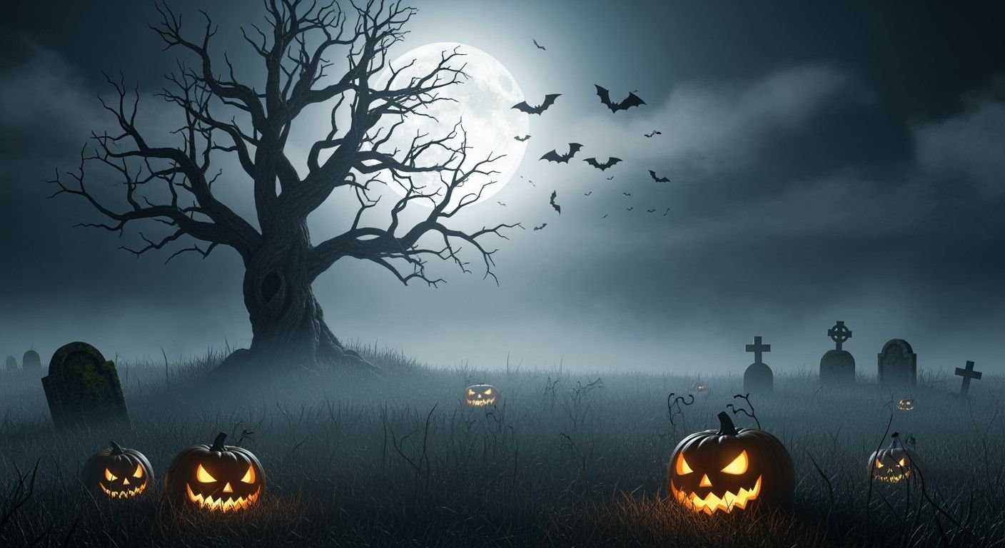 Halloween spooky background image 3