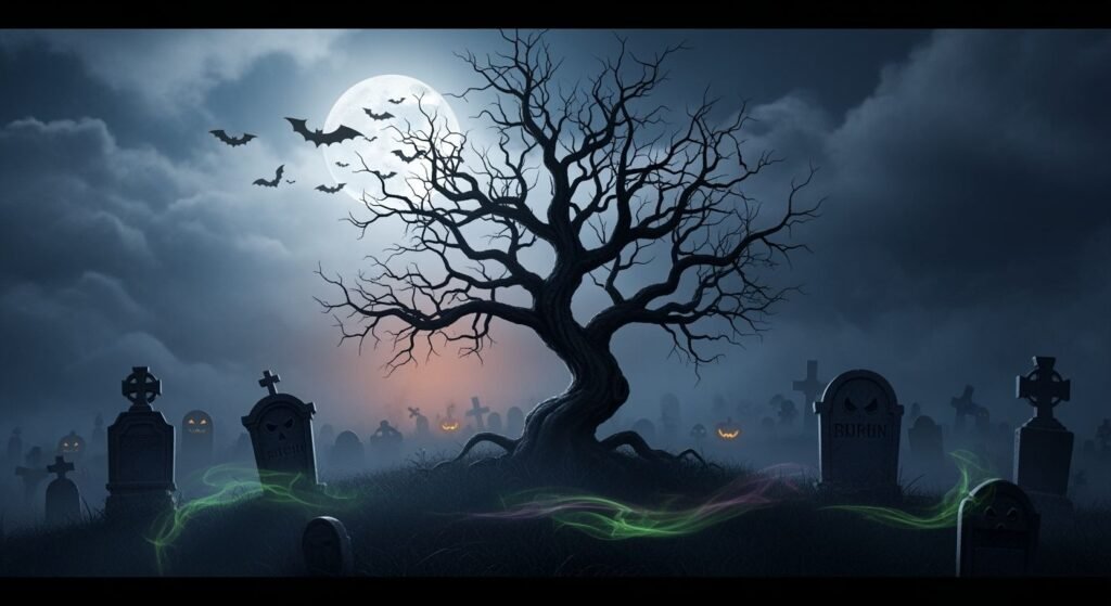Halloween teams background image
