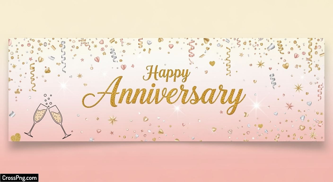 Happy anniversary background banner image