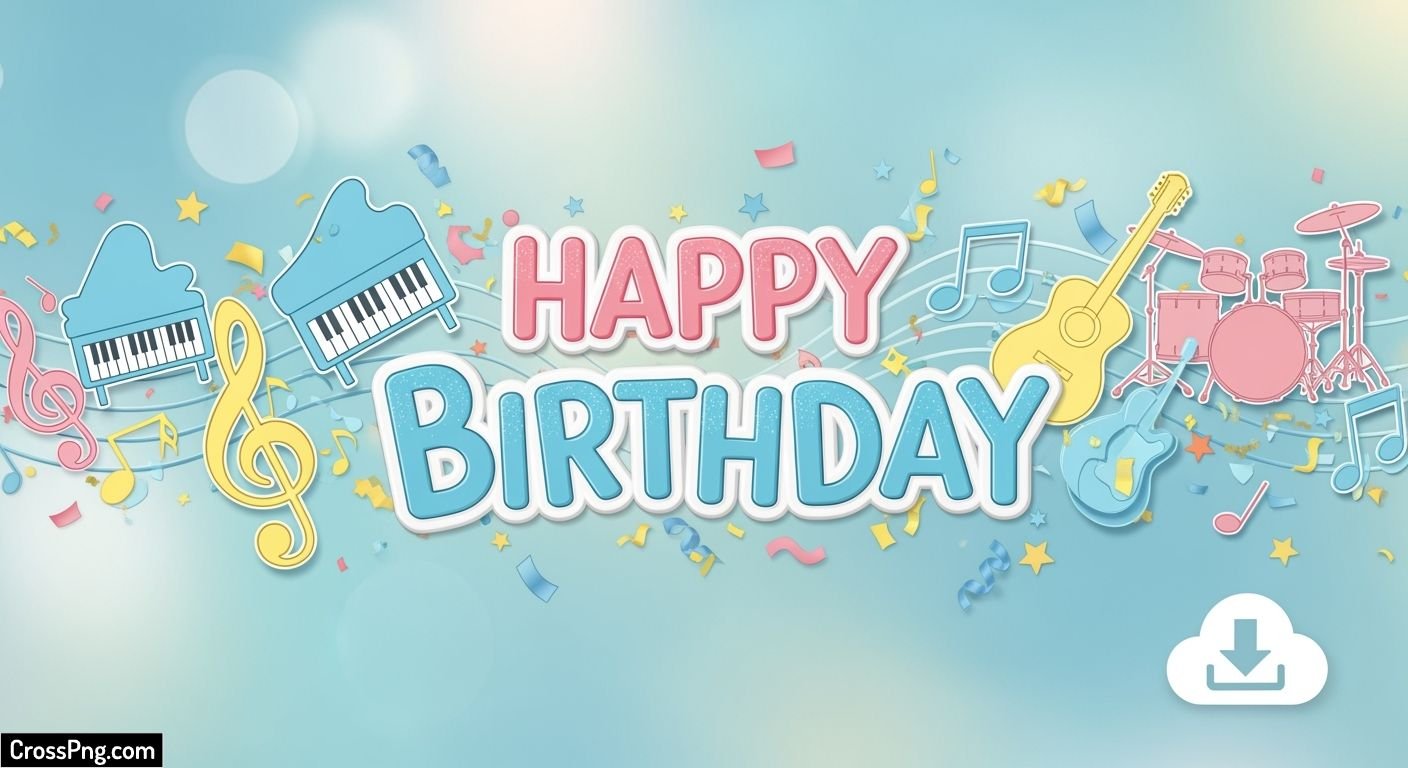 Happy birthday background music download image