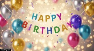 Happy birthday banner background hd image