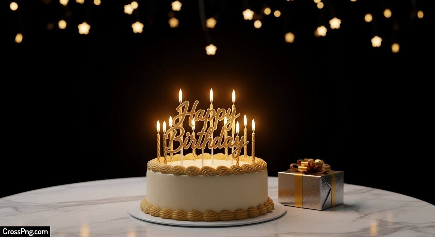 Happy birthday black background image 2