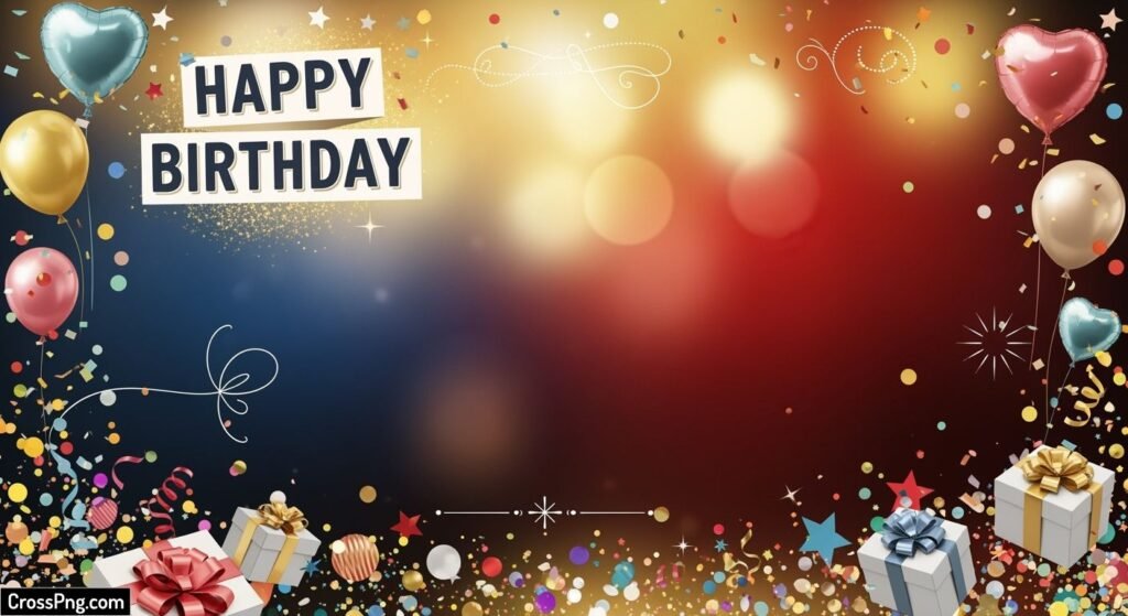 Happy birthday photo editing background image