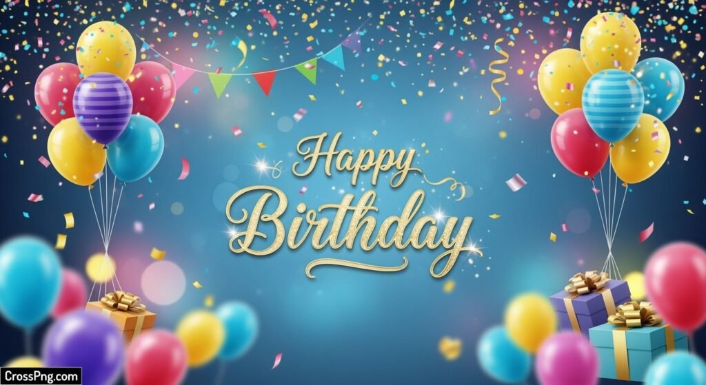 Happy birthday poster background hd image
