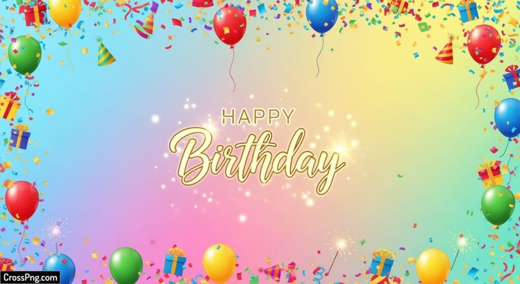 Happy birthday poster background hd image 2