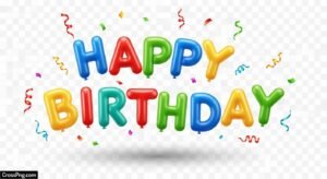 Happy birthday transparent background image 2