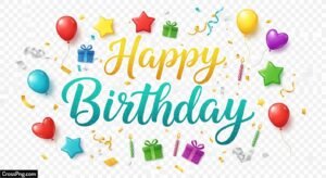 Happy birthday transparent background image 3