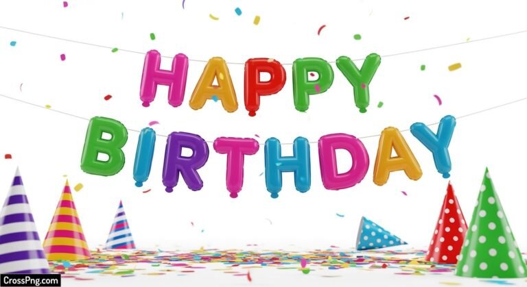 Happy birthday white background image 3