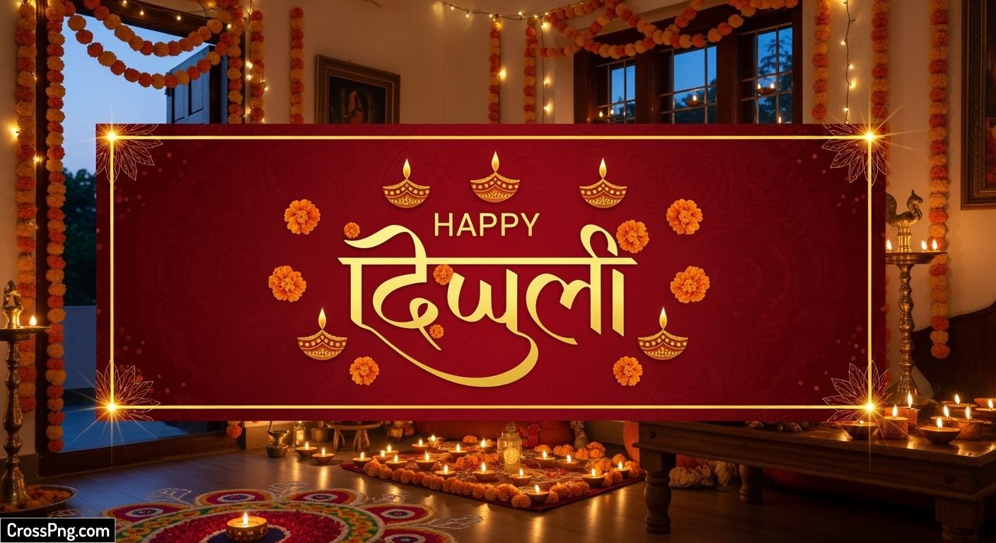 Happy diwali banner background image