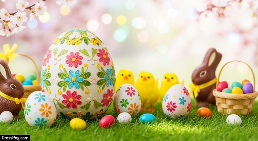 Happy easter background image