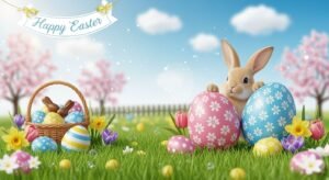 Happy easter background image 2