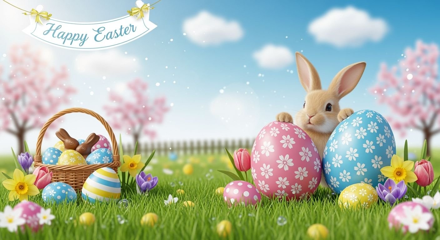 Happy easter background image 2