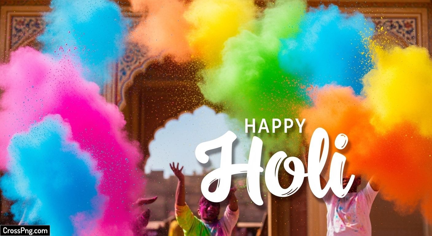 Happy holi background hd image 3