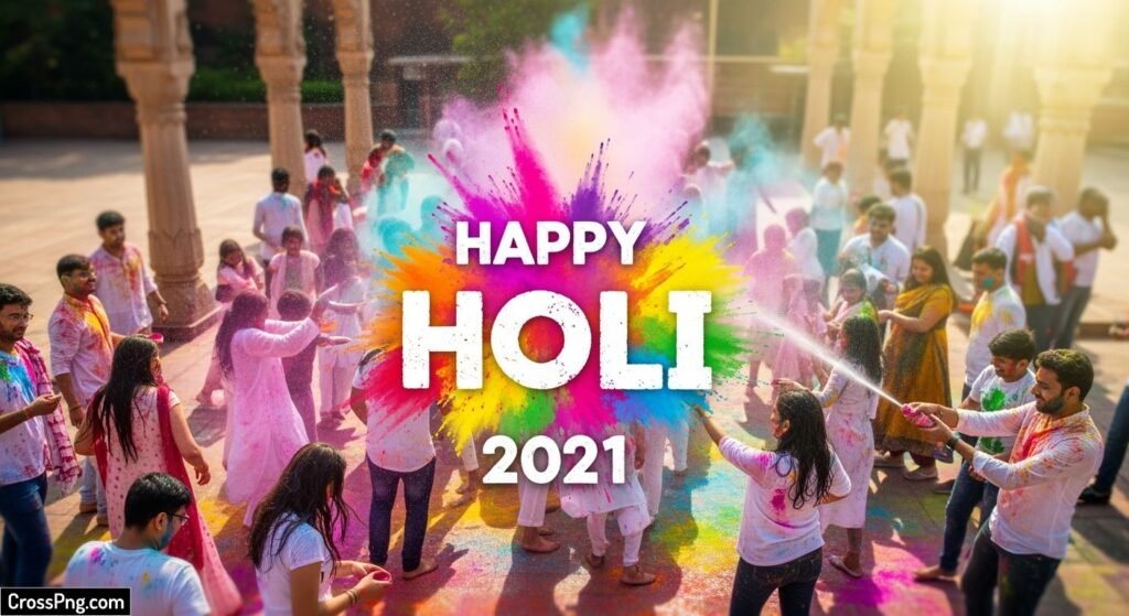 Happy holi background image 2