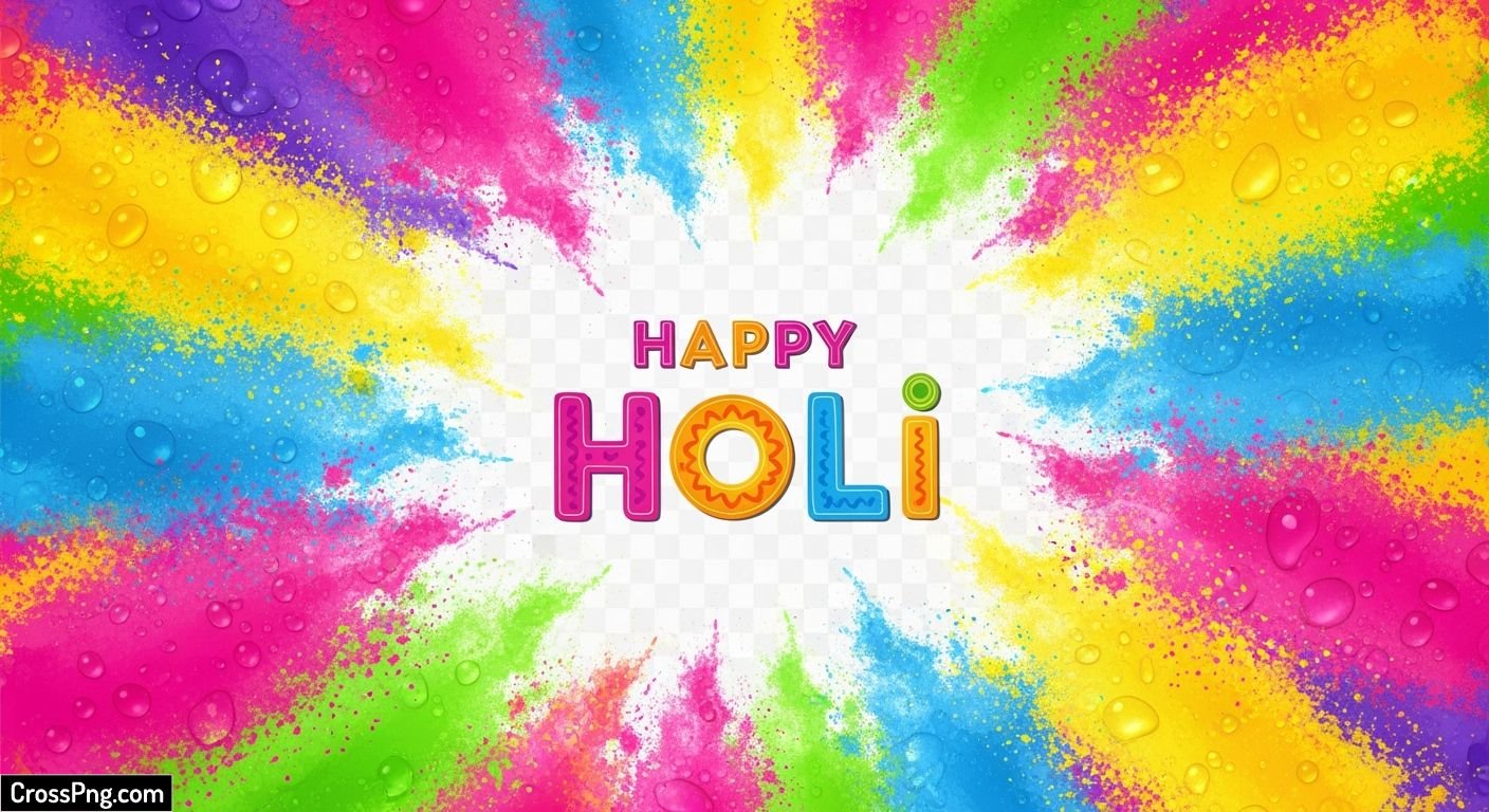 Happy holi png background image