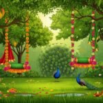 Hariyali teej background image