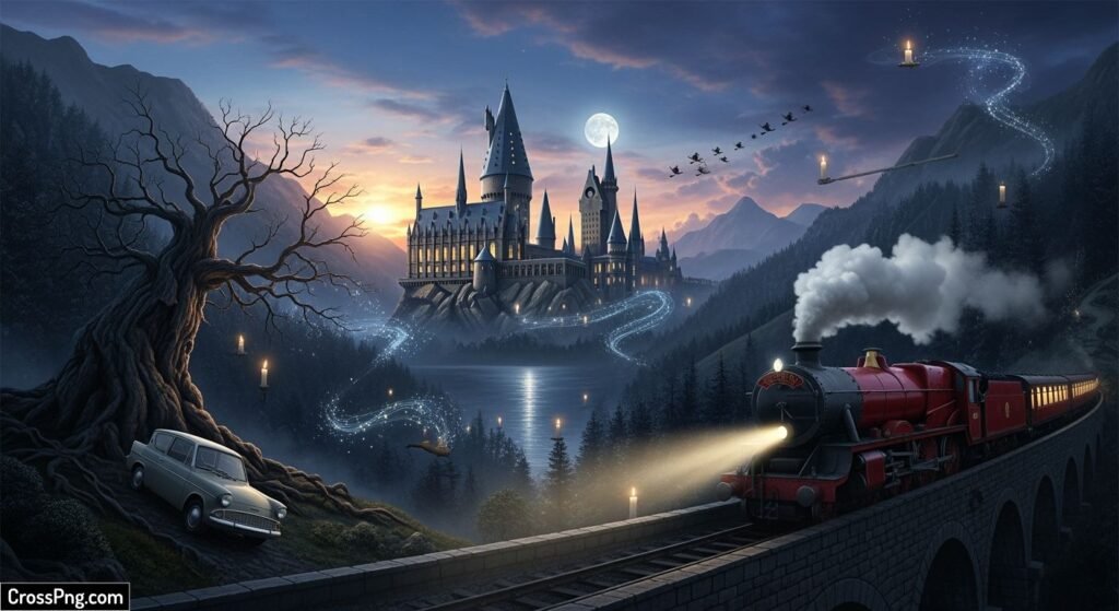 Harry potter themed background image