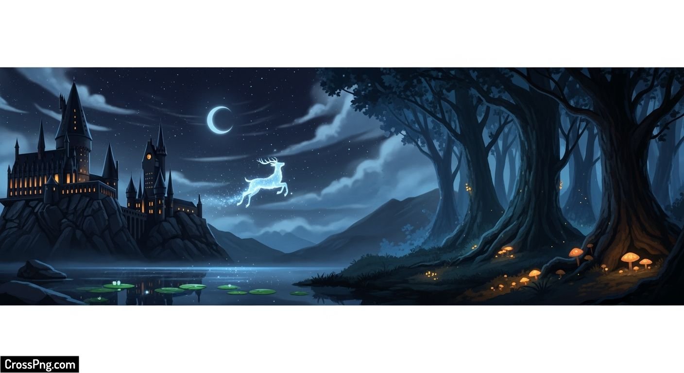 Harry potter themed background image 2