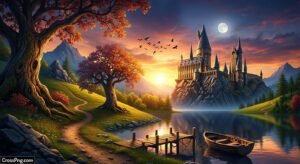 Harry potter themed background image 3