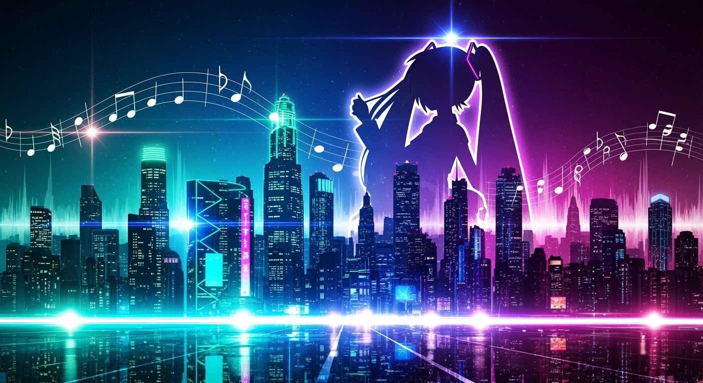 Hatsune miku background image 2