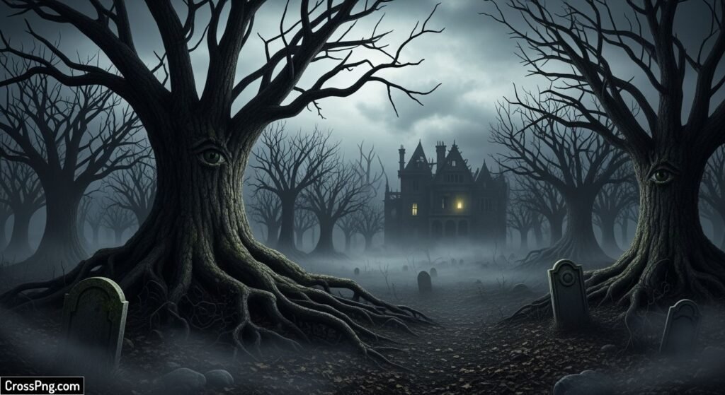 Haunted background image 3