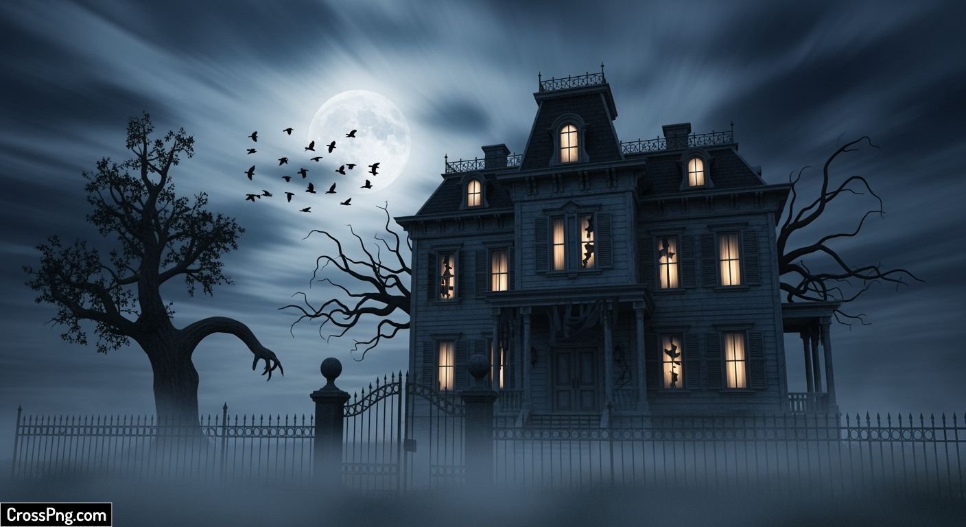 Haunted background image