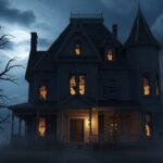 Haunted house background image 2