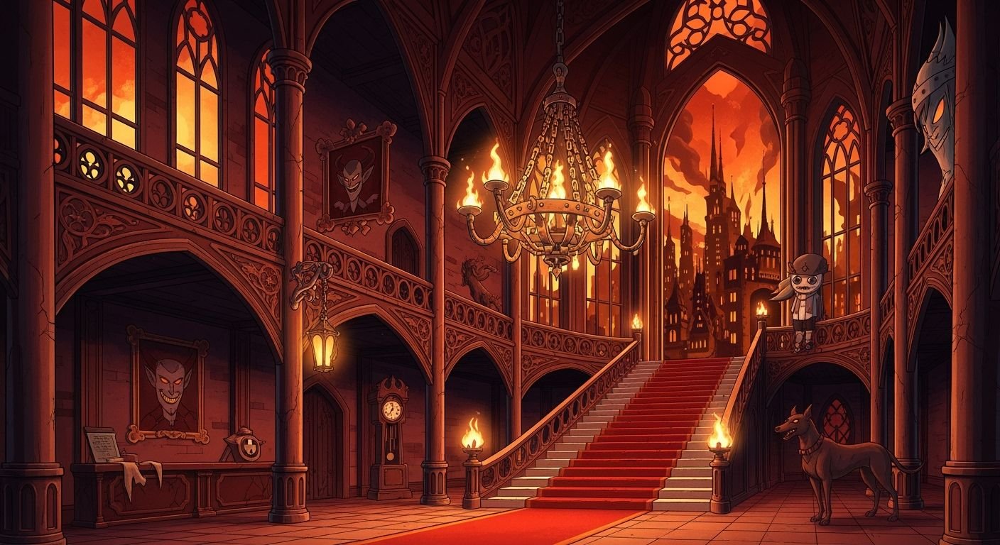 Hazbin hotel background image 2