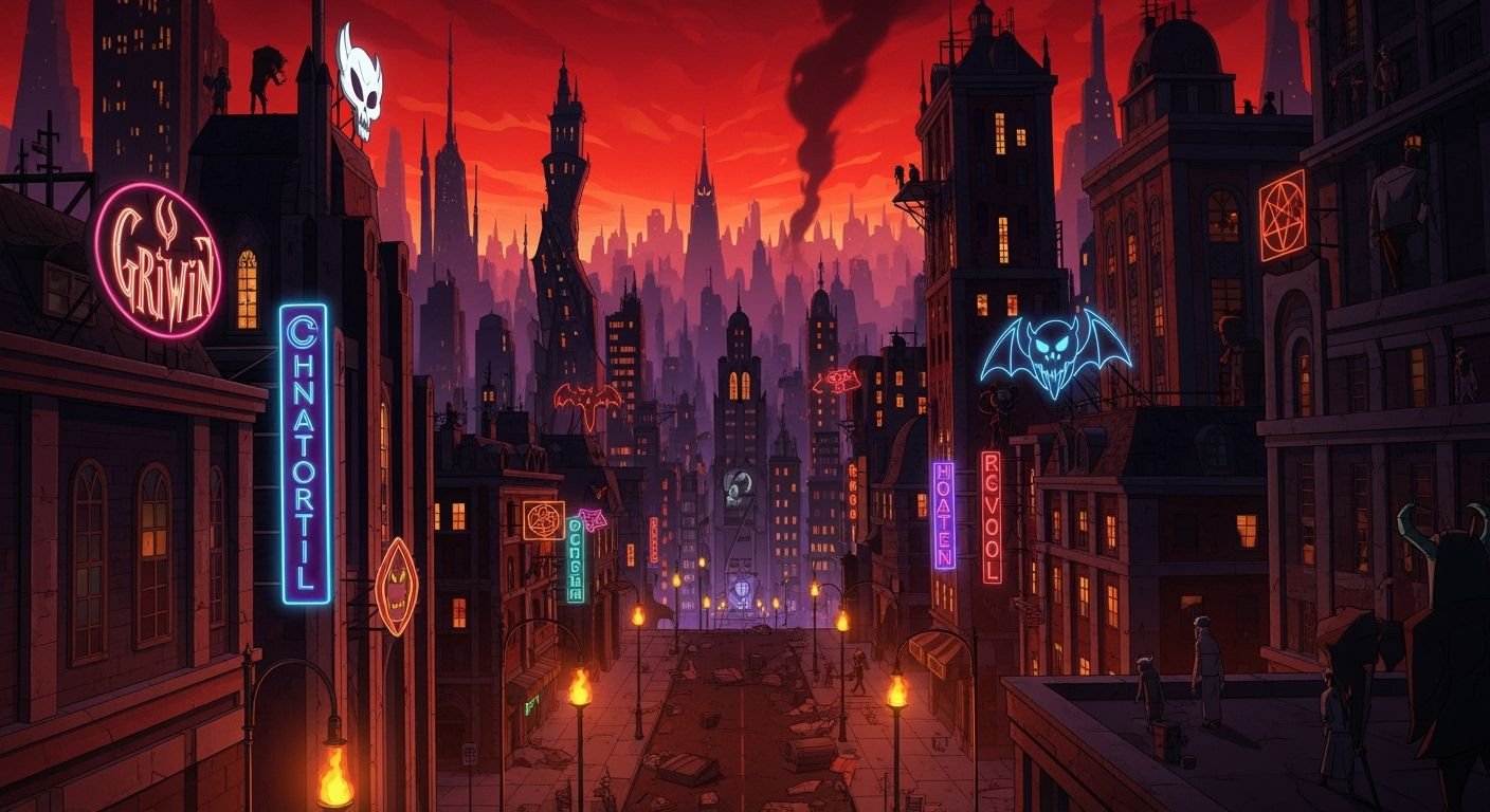 Hazbin hotel background image 3