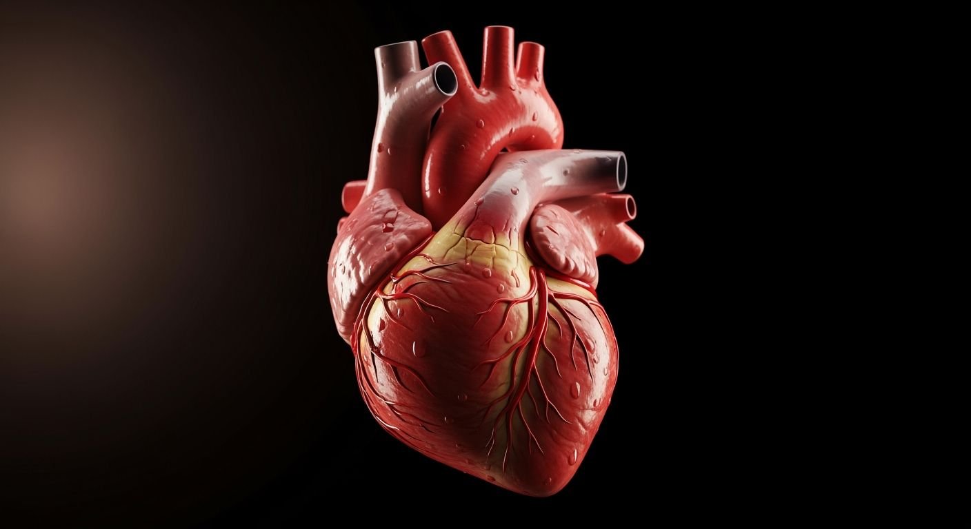 Heart on a black background image 2