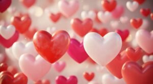 Hearts background image 2