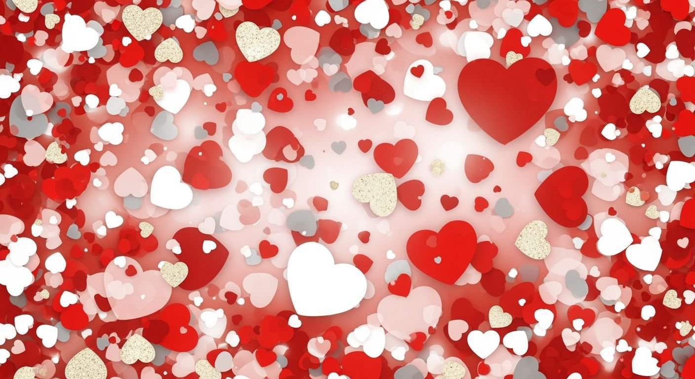 Hearts background image 3