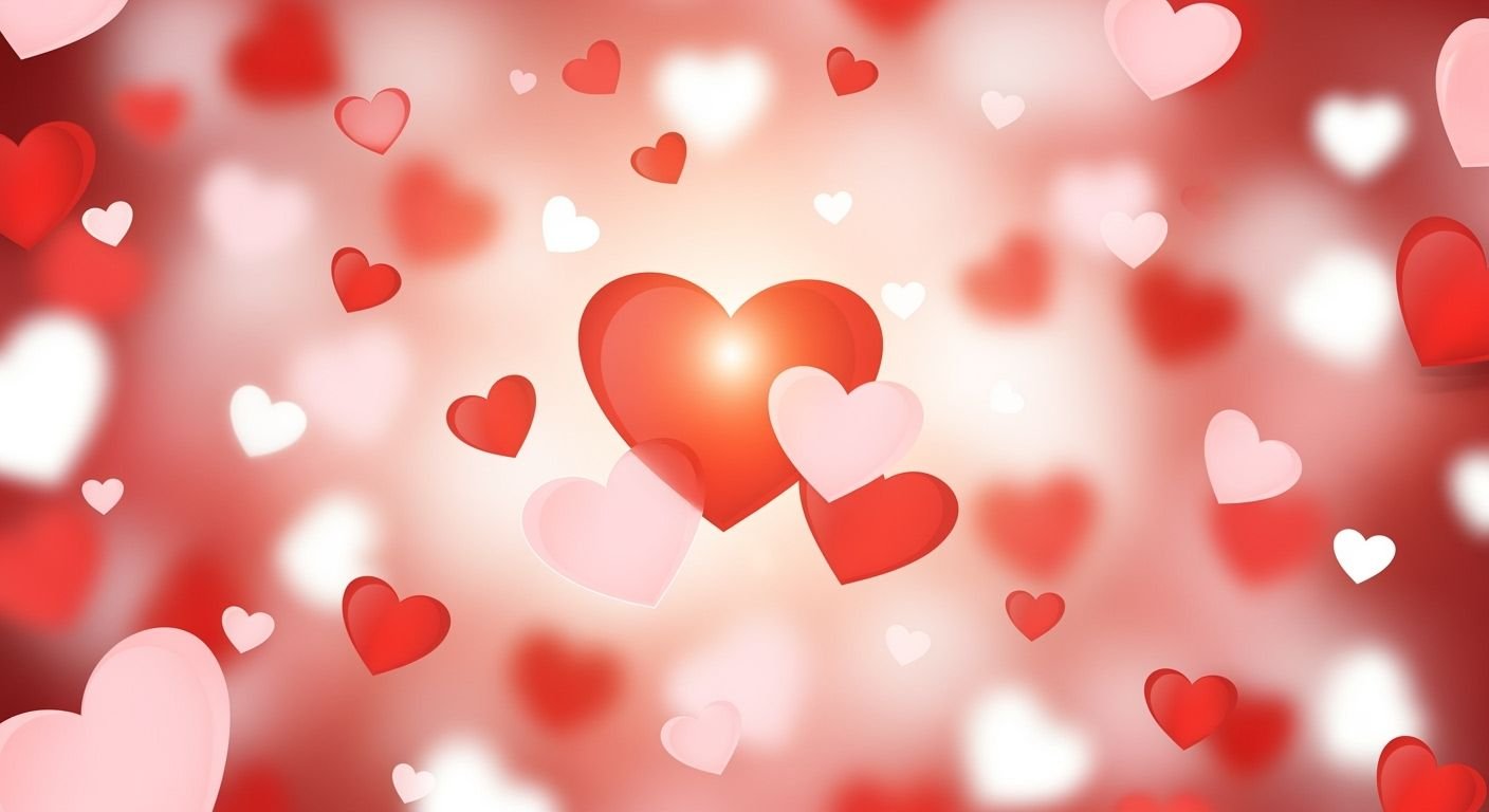 Hearts background image 4