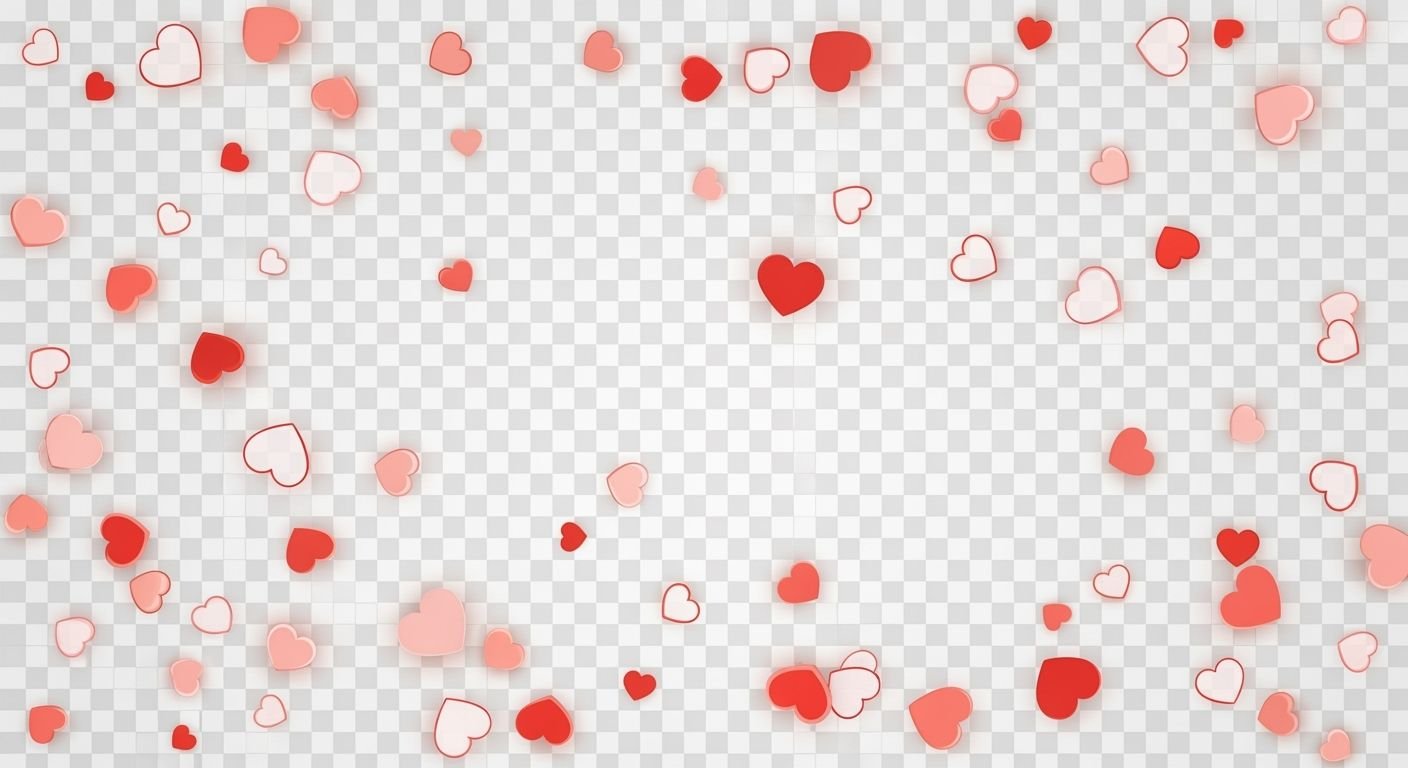Hearts background transparent image 3