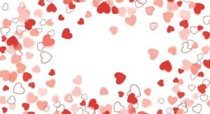 Hearts background transparent image