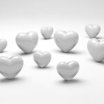 Hearts in white background image 3