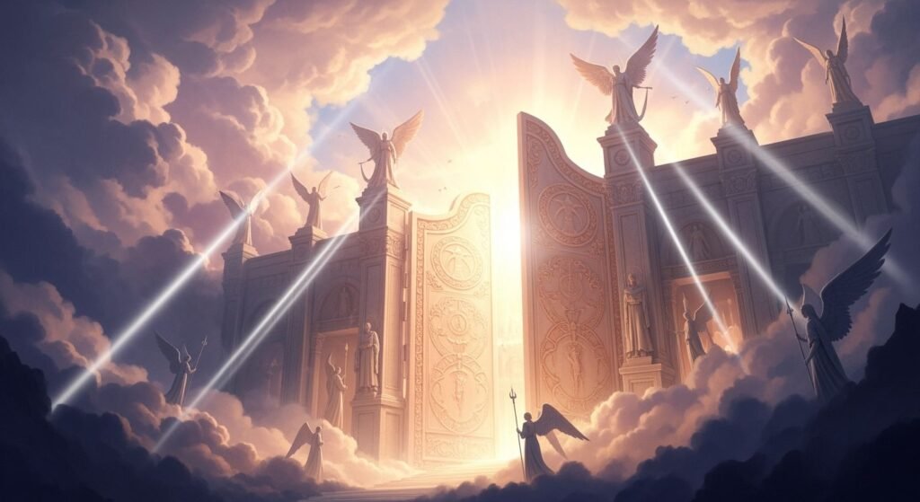Heaven gates background image