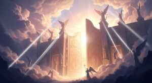 Heaven gates background image