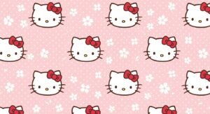 Hello kitty background wallpaper image 4