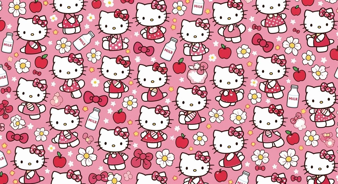 Hello kity background image 2
