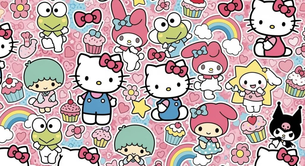 Hello kity background image 3