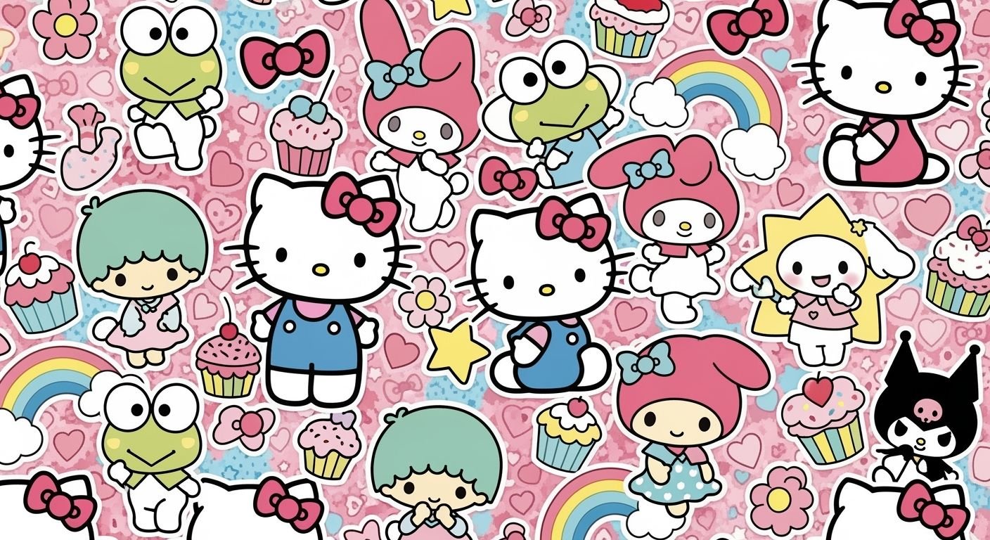 Hello kity background image 3