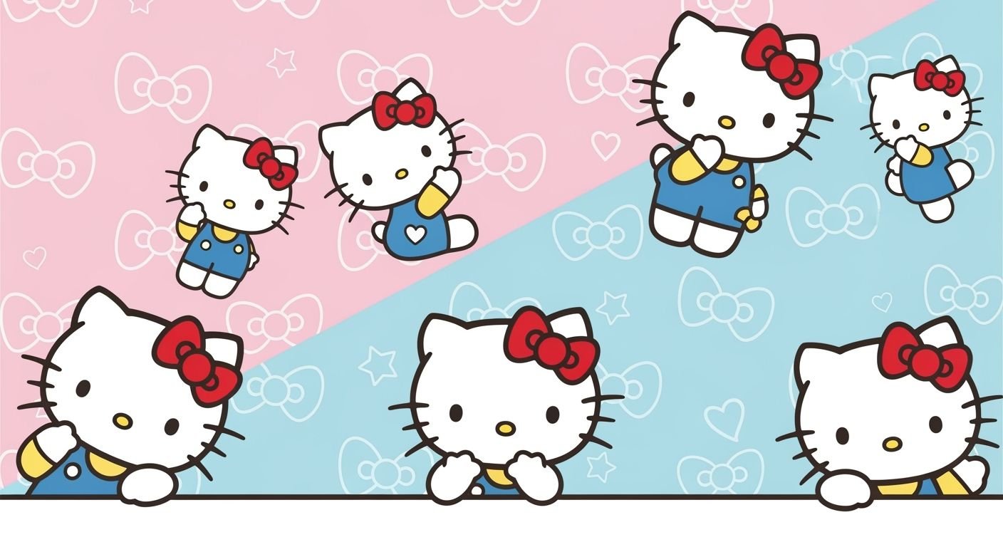 Hello kity background image 4