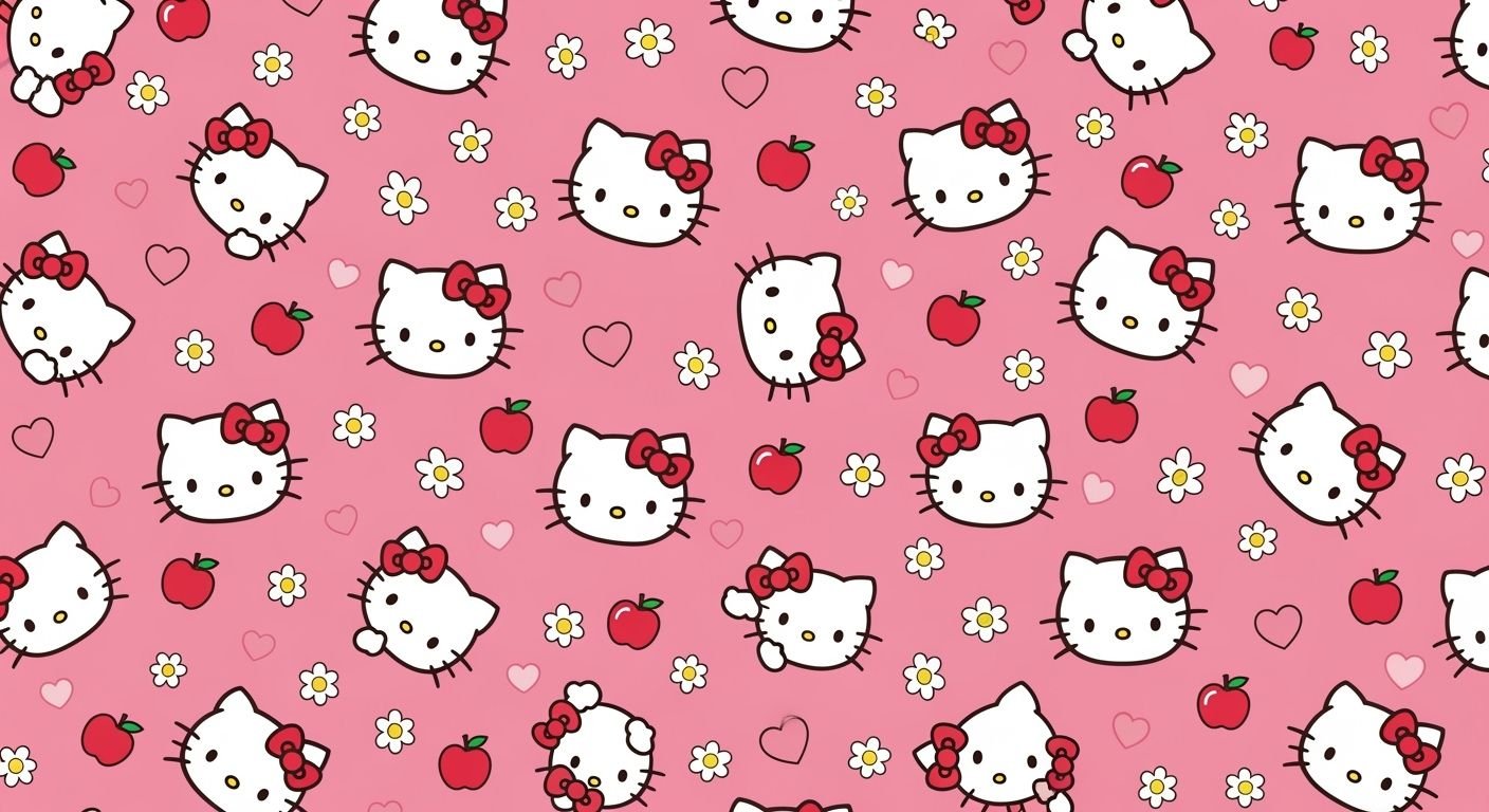 Hello kity background image