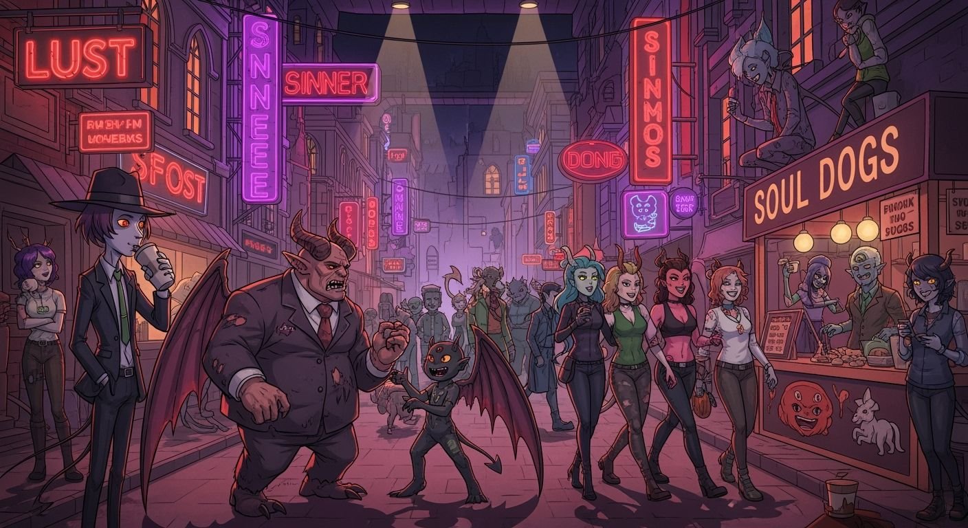 Helluva boss background characters image 2